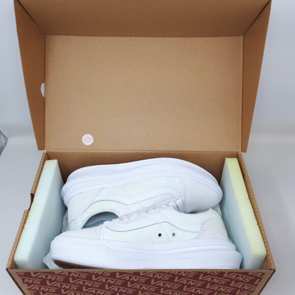 Vans Old Skool Overt CC Platform Shoe Sneaker White Check Mens 7.5 / Womens 9 US - Picture 13 of 13